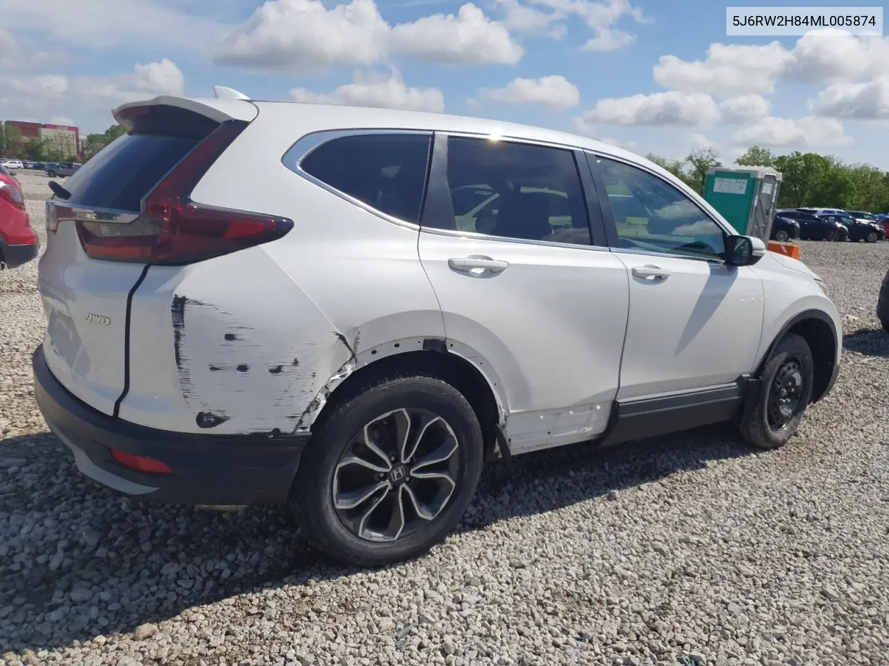 2021 Honda Cr-V Exl VIN: 5J6RW2H84ML005874 Lot: 56512365