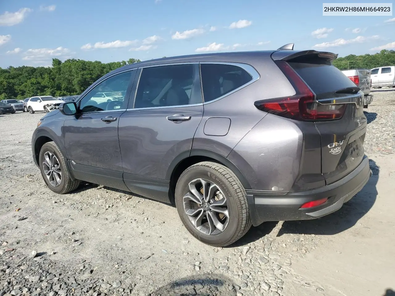 2hkrw2h86mh664923 2HKRW2H86MH664923 2021 Honda Cr-V Exl