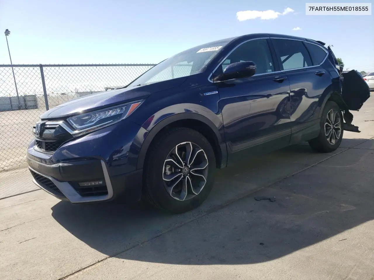 2021 Honda Cr-V Ex VIN: 7FART6H55ME018555 Lot: 56971555
