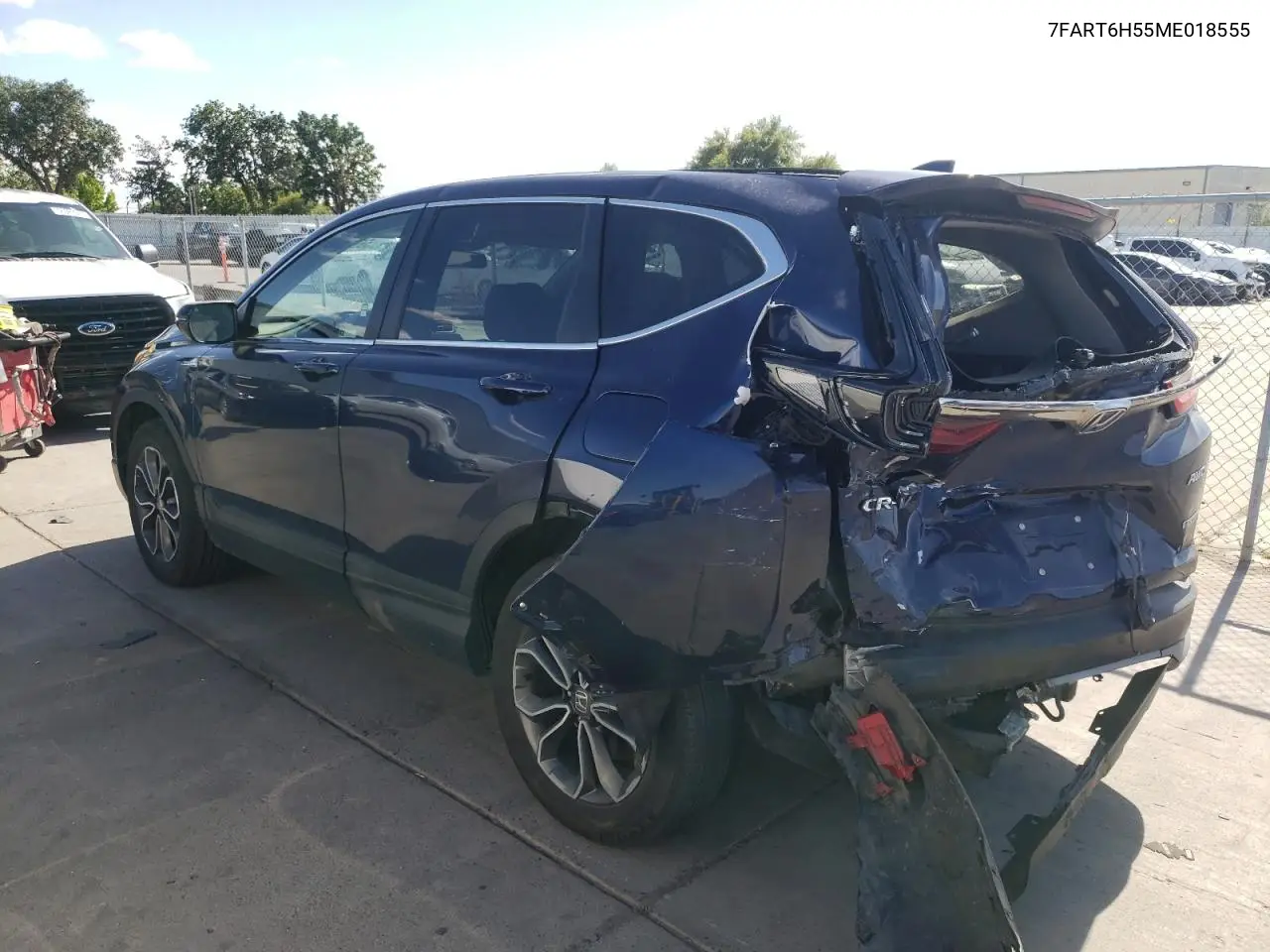 2021 Honda Cr-V Ex VIN: 7FART6H55ME018555 Lot: 56971555