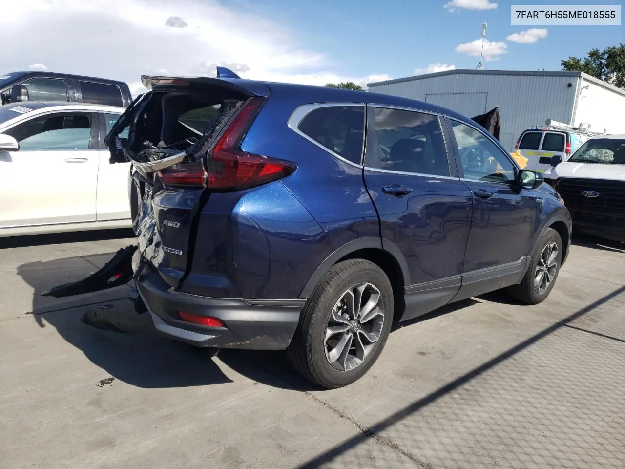 2021 Honda Cr-V Ex VIN: 7FART6H55ME018555 Lot: 56971555