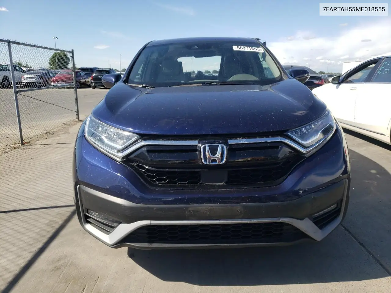 2021 Honda Cr-V Ex VIN: 7FART6H55ME018555 Lot: 56971555