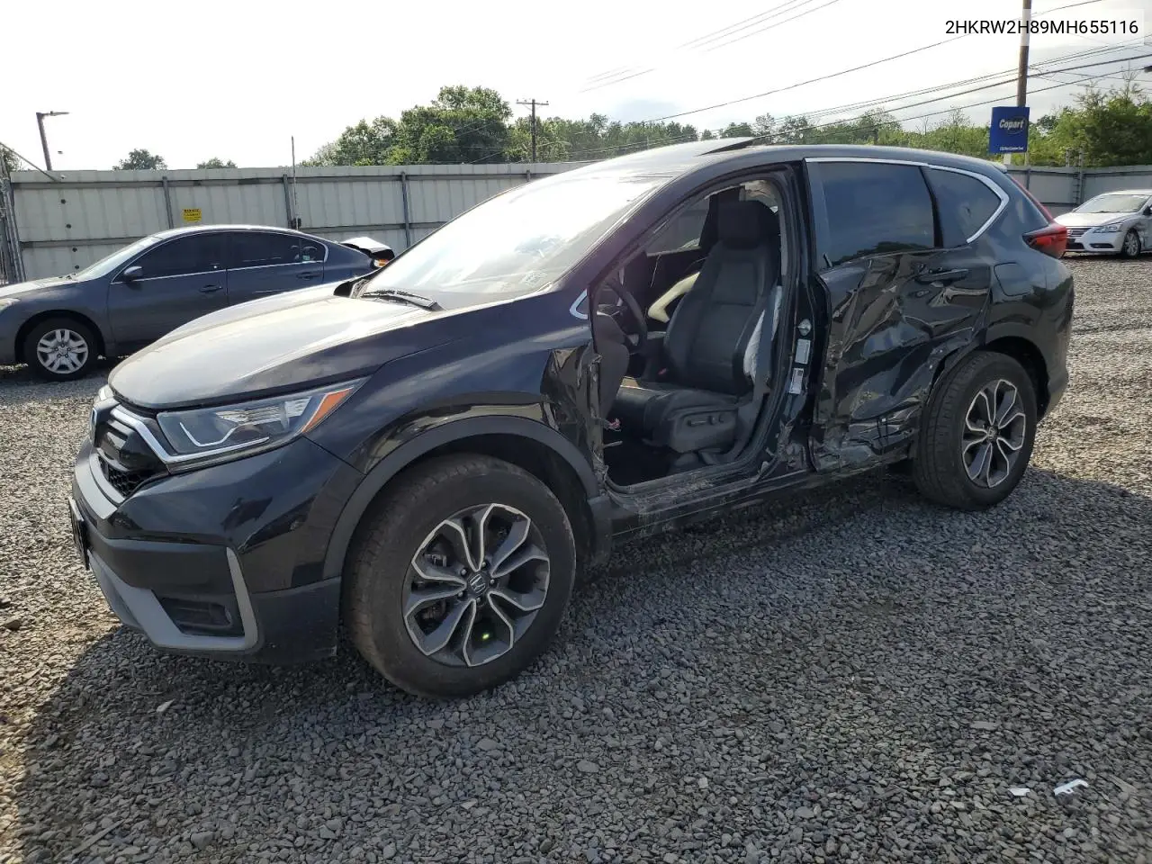 2021 Honda Cr-V Exl VIN: 2HKRW2H89MH655116 Lot: 61510475