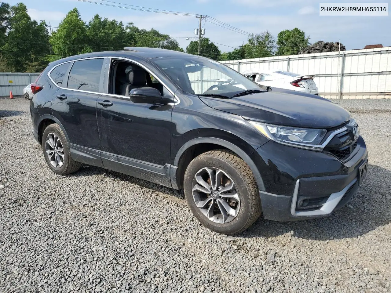 2021 Honda Cr-V Exl VIN: 2HKRW2H89MH655116 Lot: 61510475