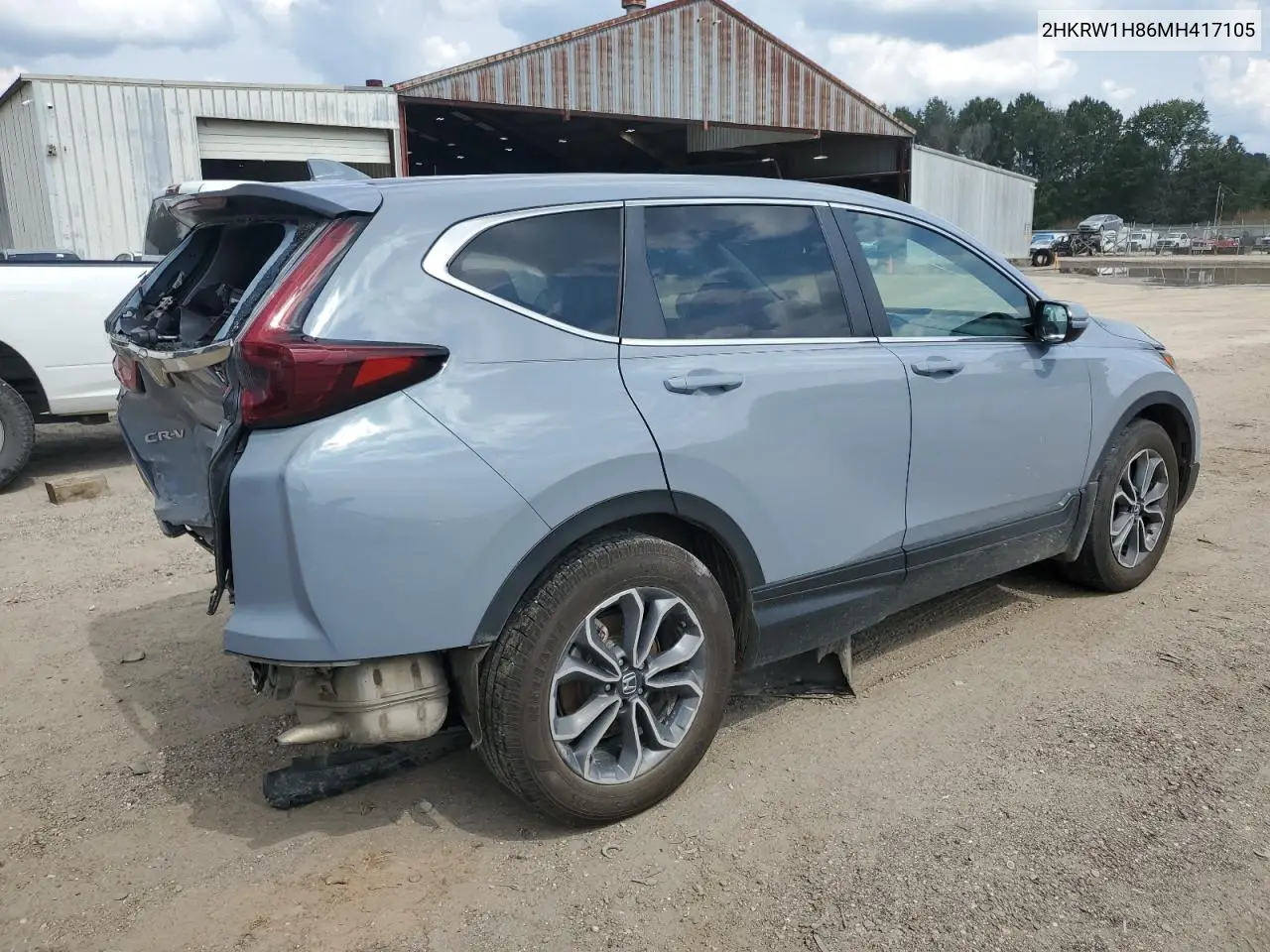 2021 Honda Cr-V Exl VIN: 2HKRW1H86MH417105 Lot: 62543695