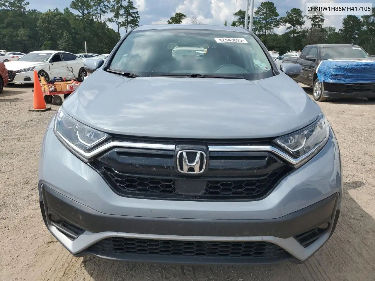 2021 Honda Cr-V Exl VIN: 2HKRW1H86MH417105 Lot: 62543695