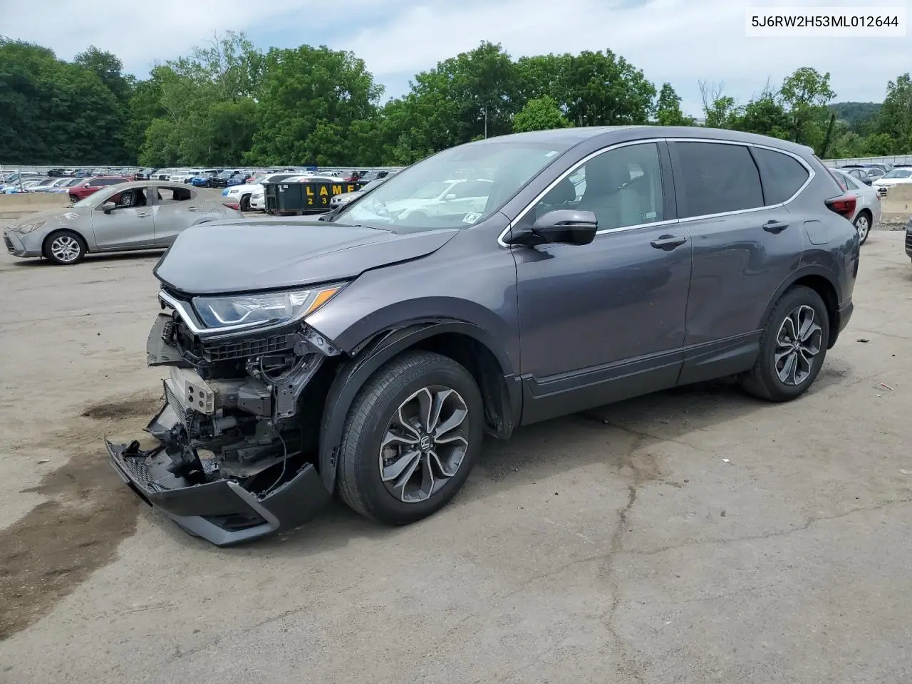 2021 Honda Cr-V Ex VIN: 5J6RW2H53ML012644 Lot: 62643165