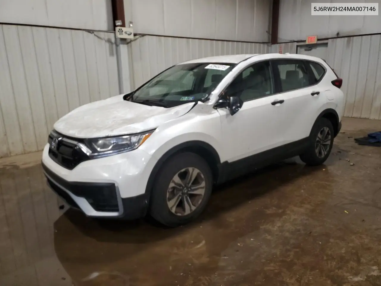 2021 Honda Cr-V Lx VIN: 5J6RW2H24MA007146 Lot: 62645315
