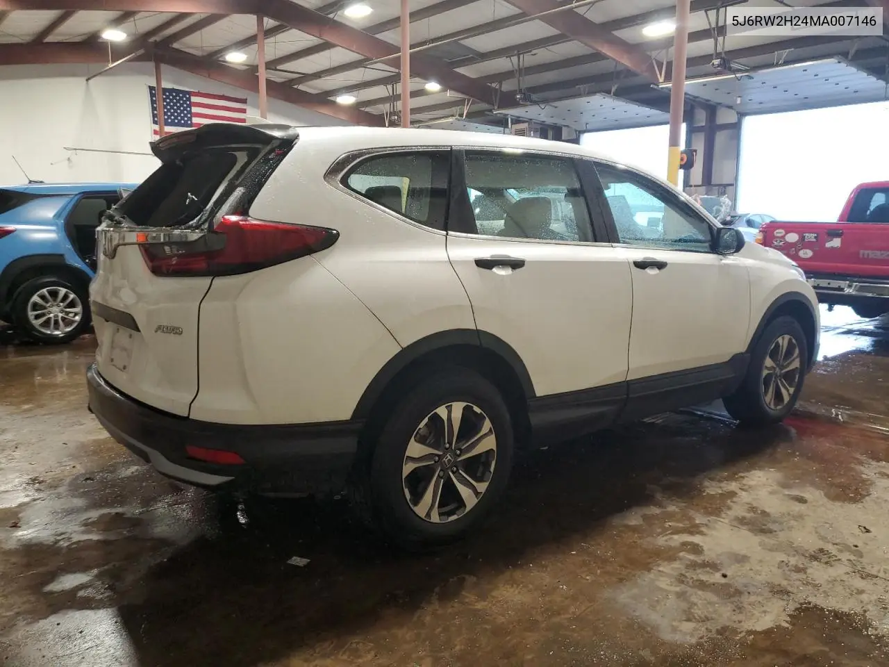 2021 Honda Cr-V Lx VIN: 5J6RW2H24MA007146 Lot: 62645315