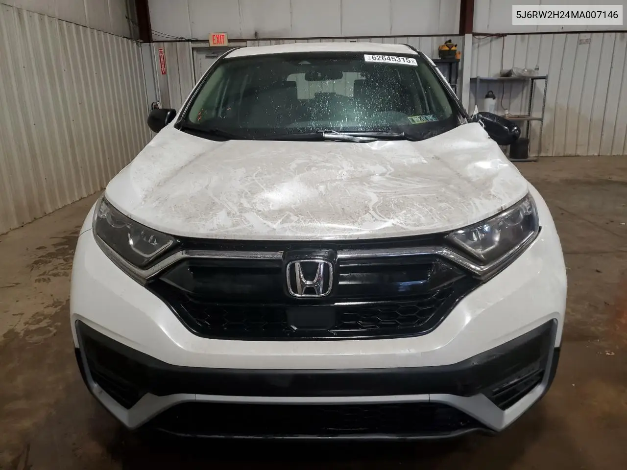 2021 Honda Cr-V Lx VIN: 5J6RW2H24MA007146 Lot: 62645315