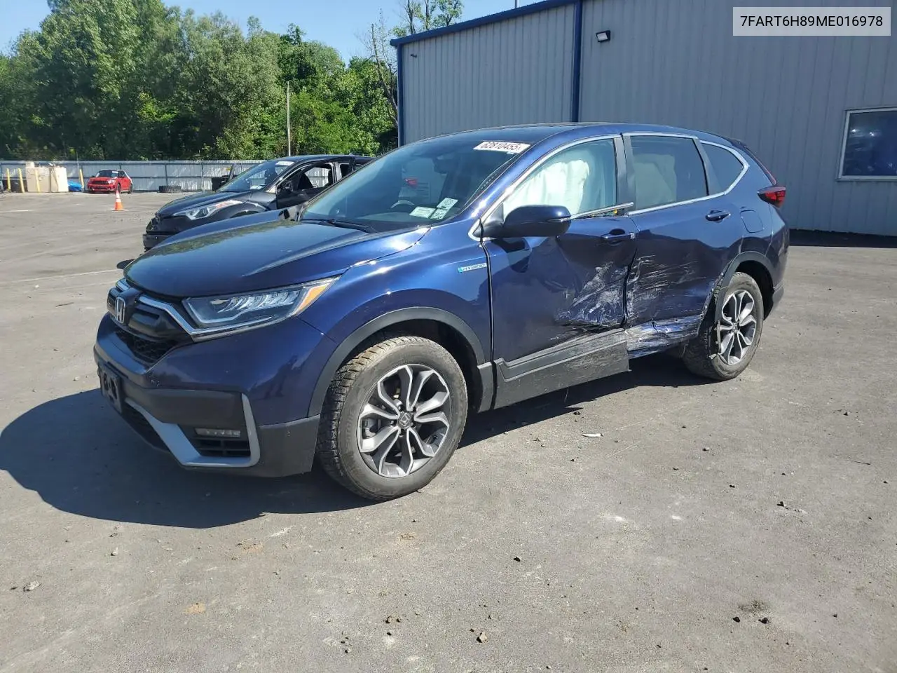 2021 Honda Cr-V Exl VIN: 7FART6H89ME016978 Lot: 62810455