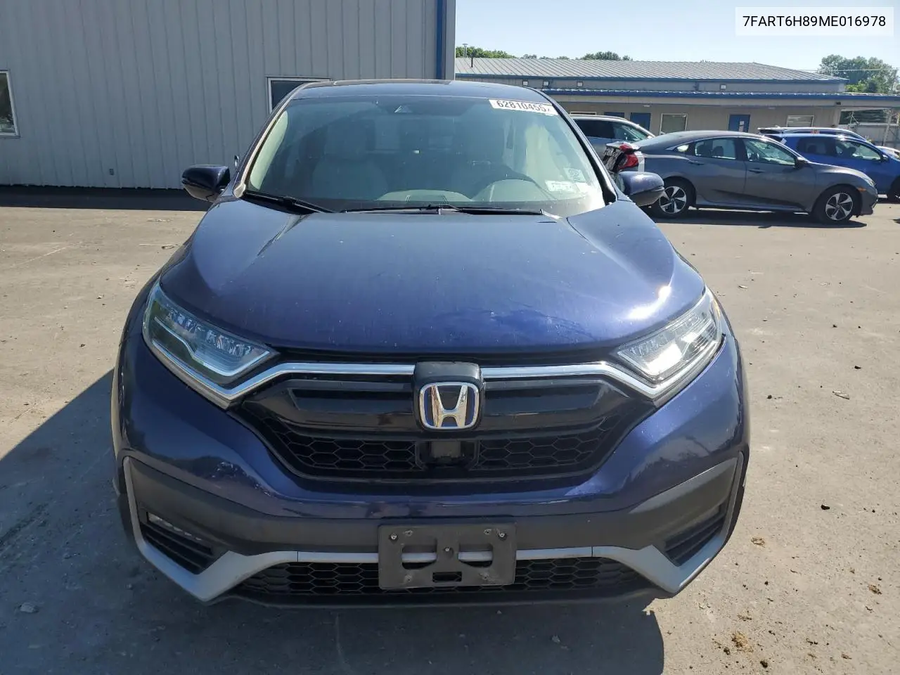 2021 Honda Cr-V Exl VIN: 7FART6H89ME016978 Lot: 62810455