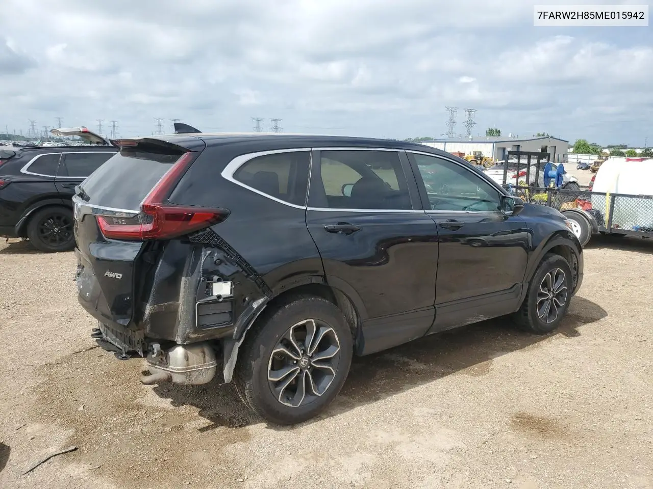 2021 Honda Cr-V Exl VIN: 7FARW2H85ME015942 Lot: 62811805
