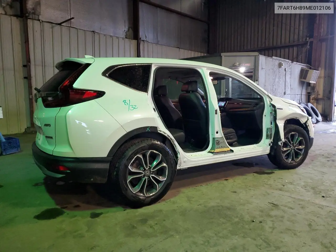 2021 Honda Cr-V Exl VIN: 7FART6H89ME012106 Lot: 62942125