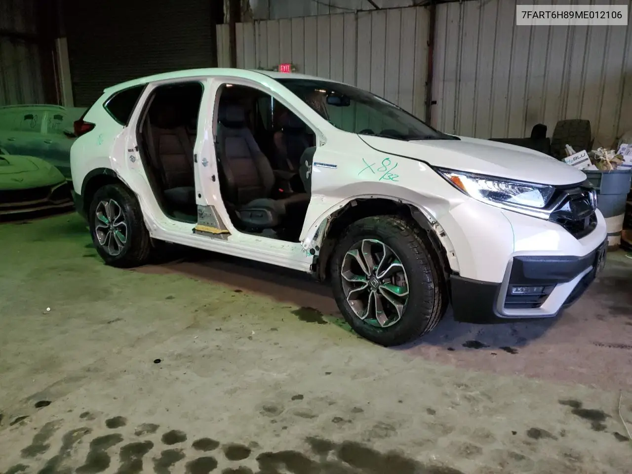 2021 Honda Cr-V Exl VIN: 7FART6H89ME012106 Lot: 62942125