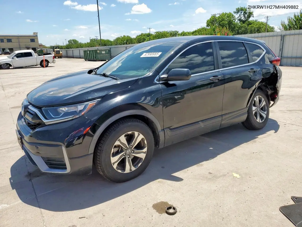 2021 Honda Cr-V Lx VIN: 2HKRW1H27MH409882 Lot: 62998985