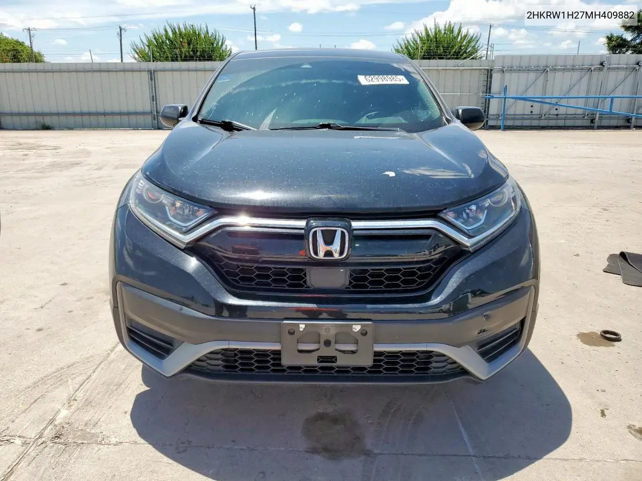 2021 Honda Cr-V Lx VIN: 2HKRW1H27MH409882 Lot: 62998985