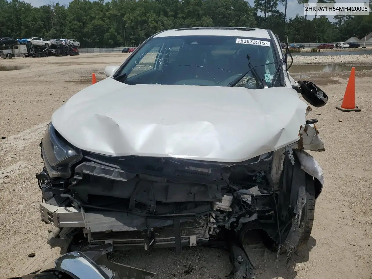 2021 Honda Cr-V Ex VIN: 2HKRW1H54MH420008 Lot: 63073515