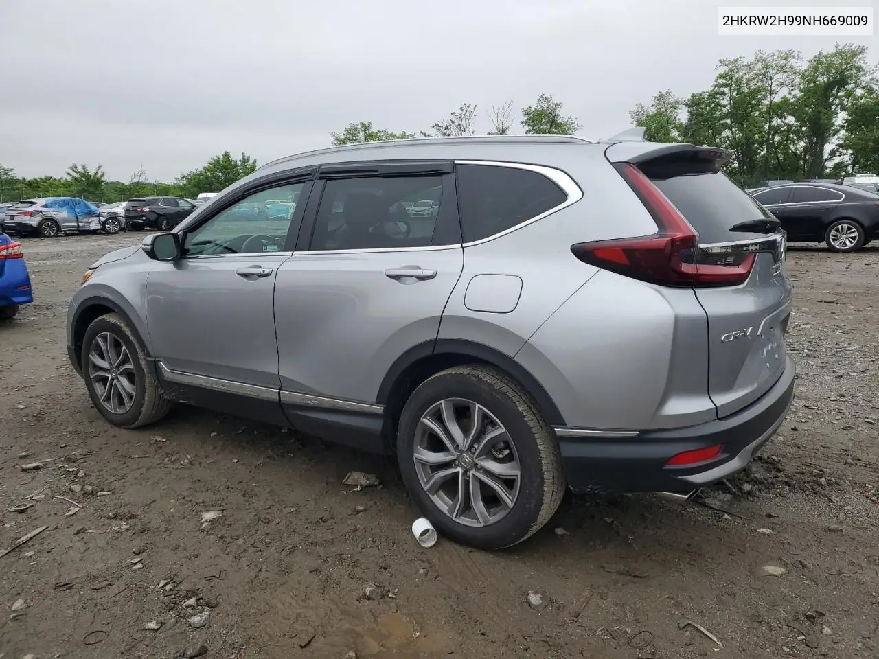 2022 Honda Cr-V Touring VIN: 2HKRW2H99NH669009 Lot: 54442405