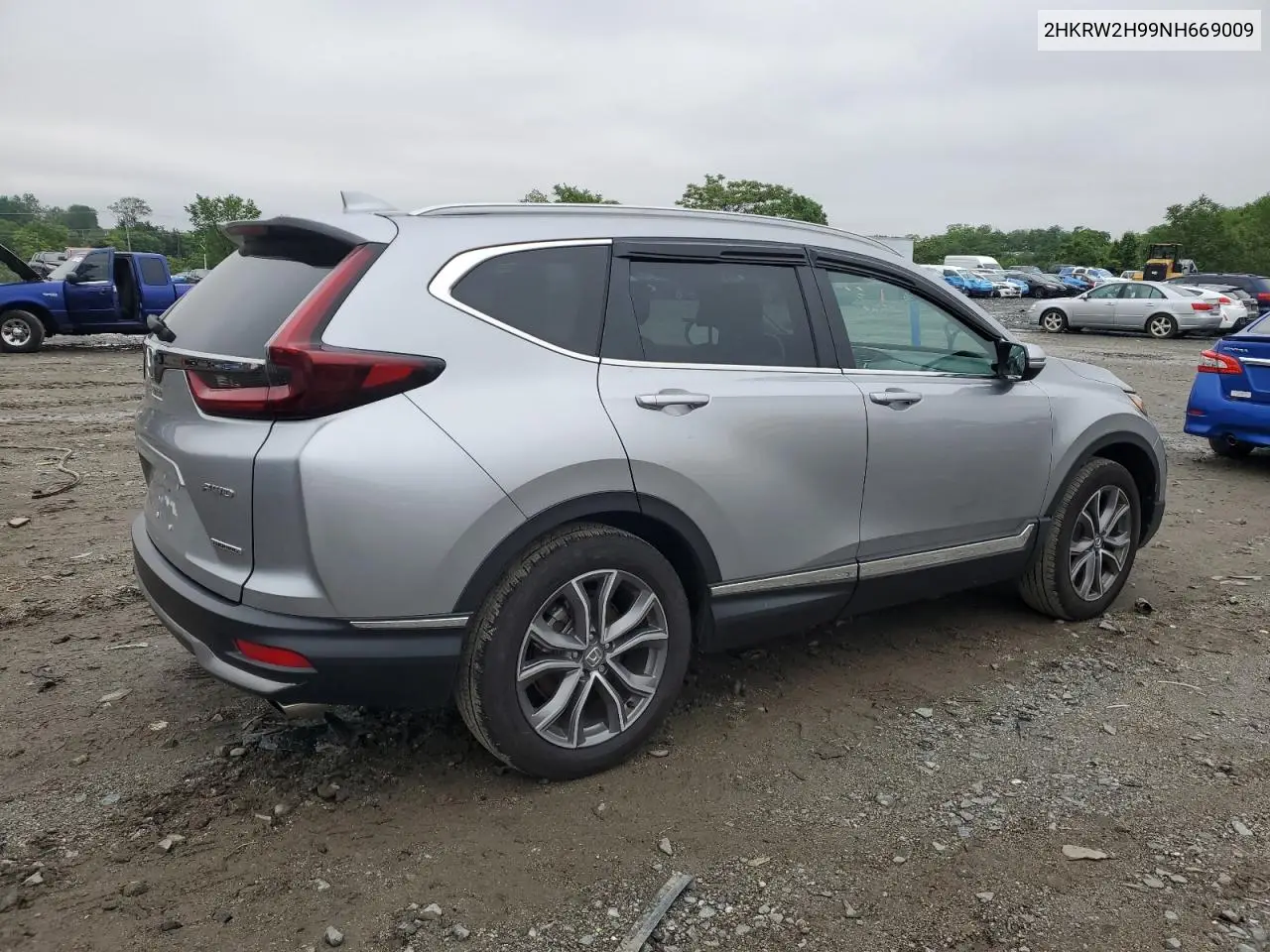 2022 Honda Cr-V Touring VIN: 2HKRW2H99NH669009 Lot: 54442405