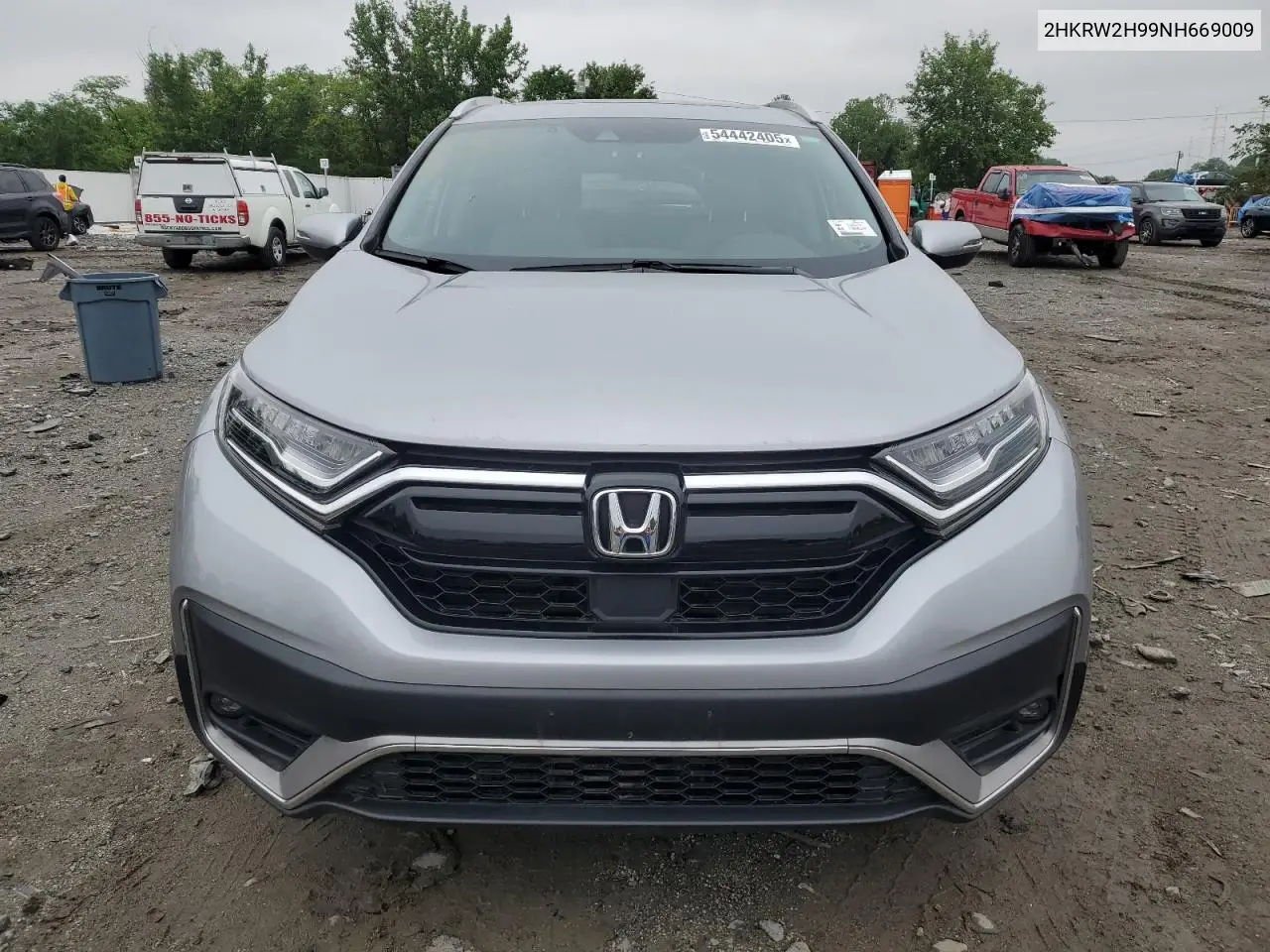 2022 Honda Cr-V Touring VIN: 2HKRW2H99NH669009 Lot: 54442405