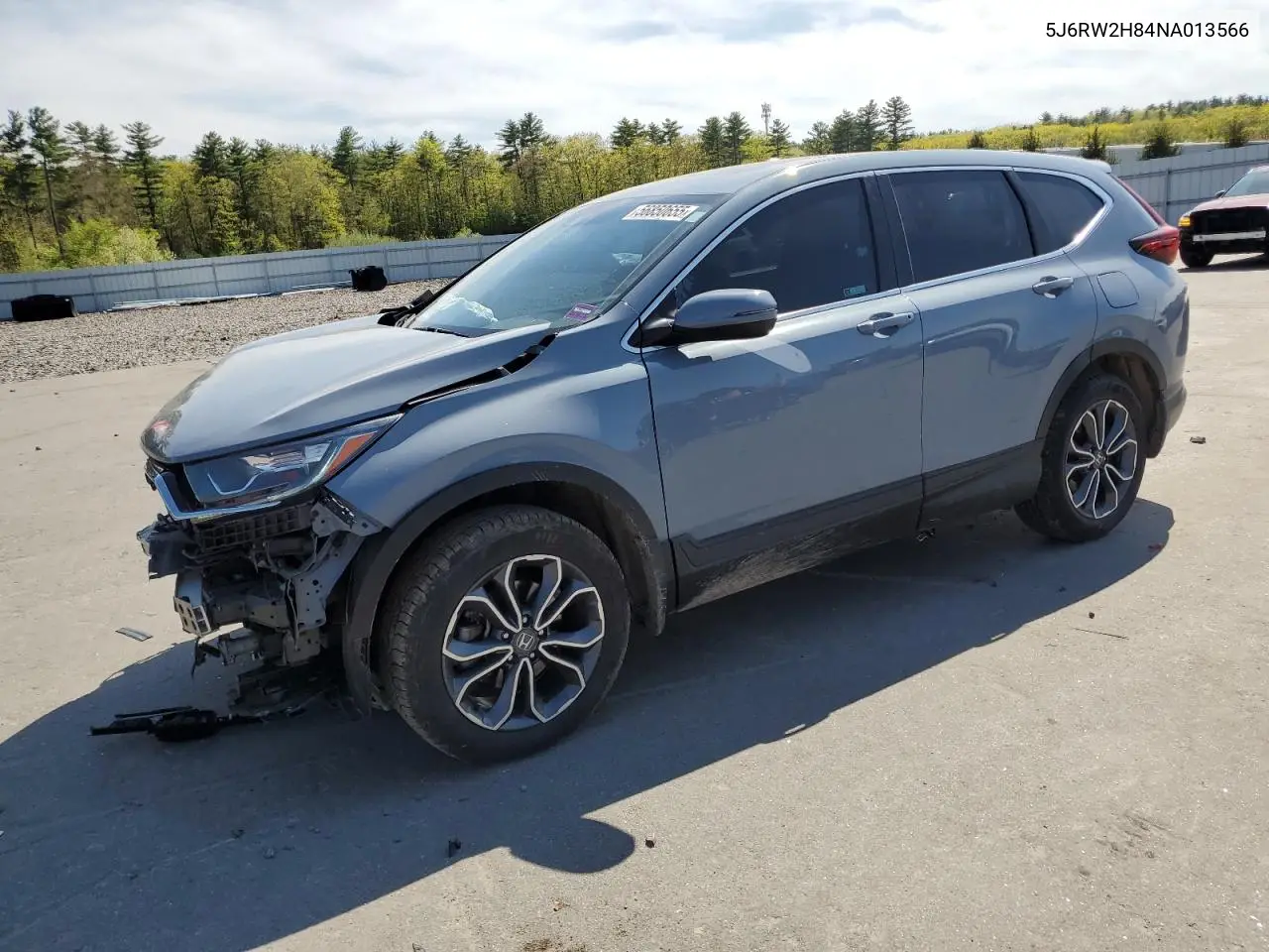2022 Honda Cr-V Exl VIN: 5J6RW2H84NA013566 Lot: 56850655