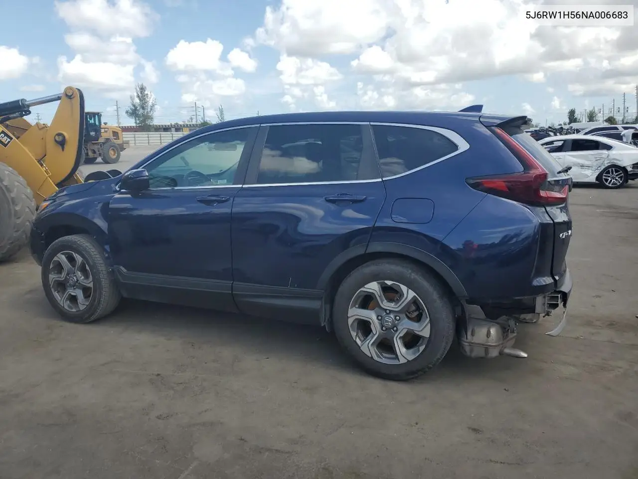2022 Honda Cr-V Ex VIN: 5J6RW1H56NA006683 Lot: 62012475