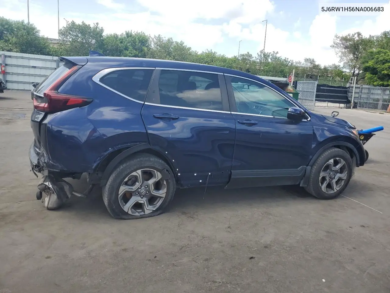2022 Honda Cr-V Ex VIN: 5J6RW1H56NA006683 Lot: 62012475