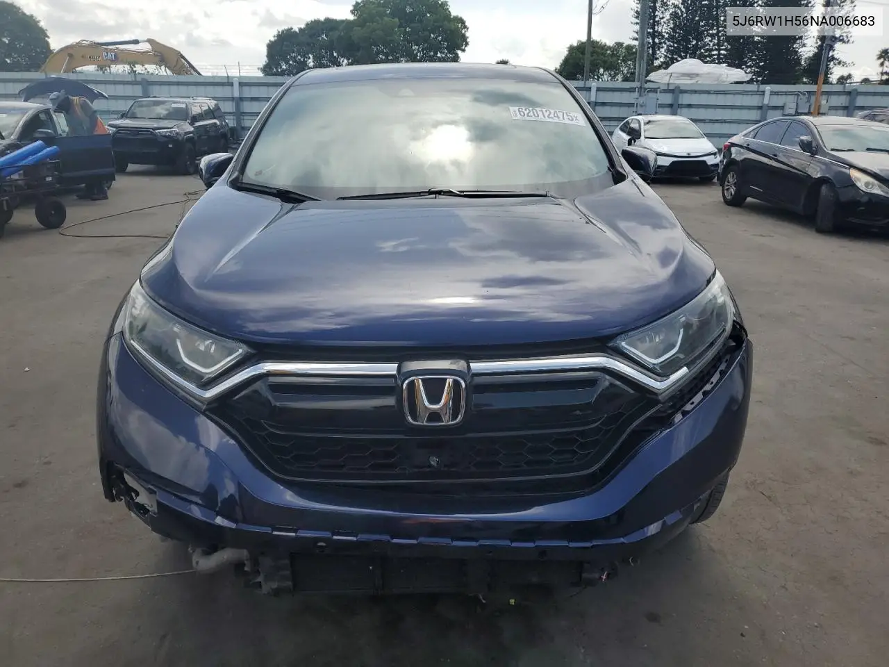2022 Honda Cr-V Ex VIN: 5J6RW1H56NA006683 Lot: 62012475