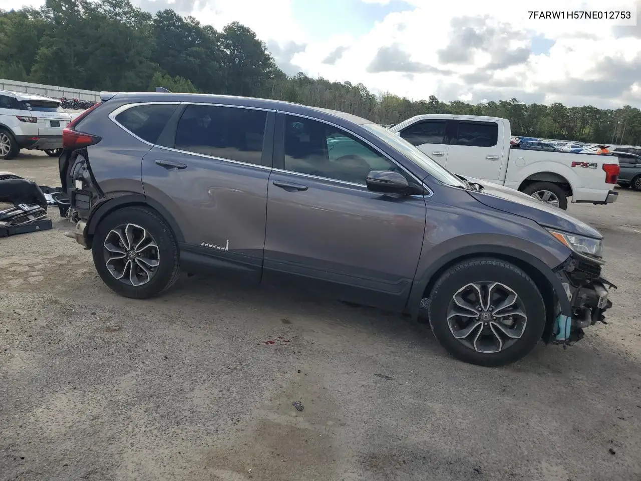 2022 Honda Cr-V Ex VIN: 7FARW1H57NE012753 Lot: 62746525