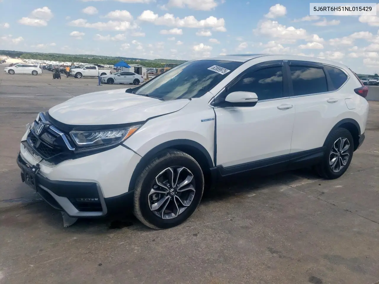 2022 Honda Cr-V Ex VIN: 5J6RT6H51NL015429 Lot: 62889975