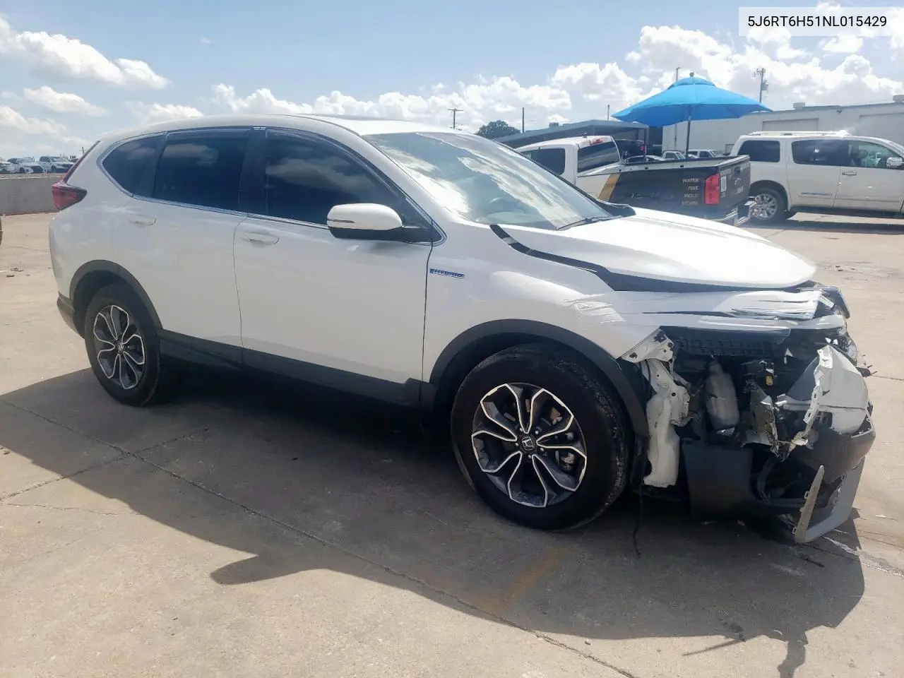 2022 Honda Cr-V Ex VIN: 5J6RT6H51NL015429 Lot: 62889975