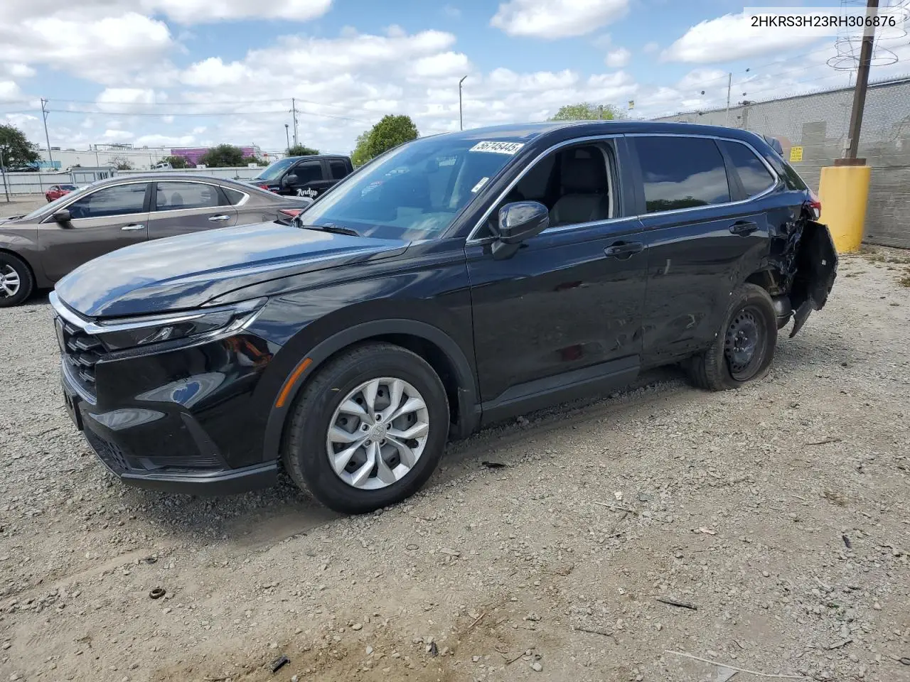 2024 Honda Cr-V Lx VIN: 2HKRS3H23RH306876 Lot: 56745445