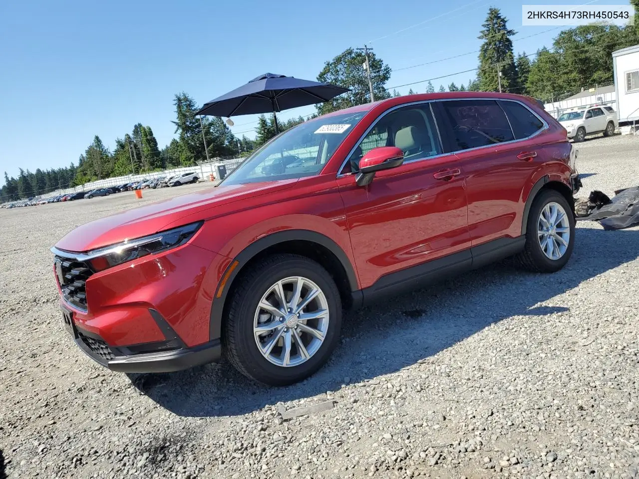 2024 Honda Cr-V Exl VIN: 2HKRS4H73RH450543 Lot: 62930365