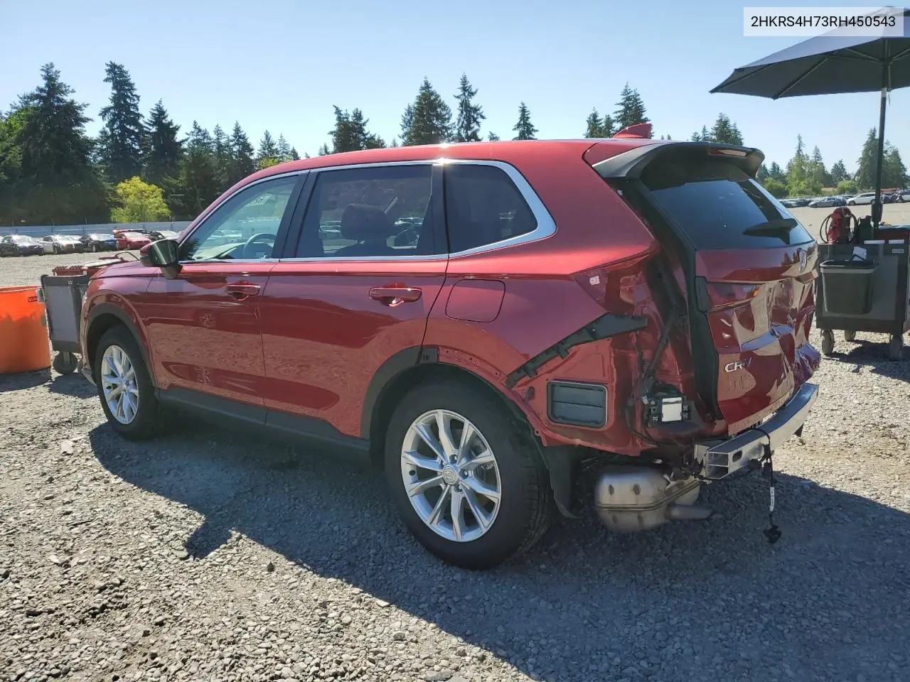 2024 Honda Cr-V Exl VIN: 2HKRS4H73RH450543 Lot: 62930365