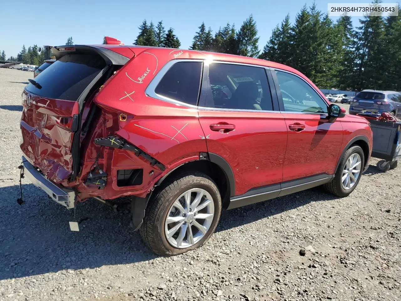 2024 Honda Cr-V Exl VIN: 2HKRS4H73RH450543 Lot: 62930365
