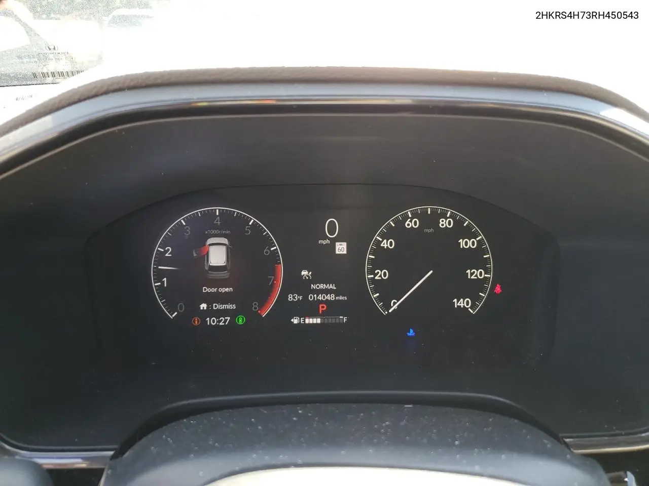 2024 Honda Cr-V Exl VIN: 2HKRS4H73RH450543 Lot: 62930365