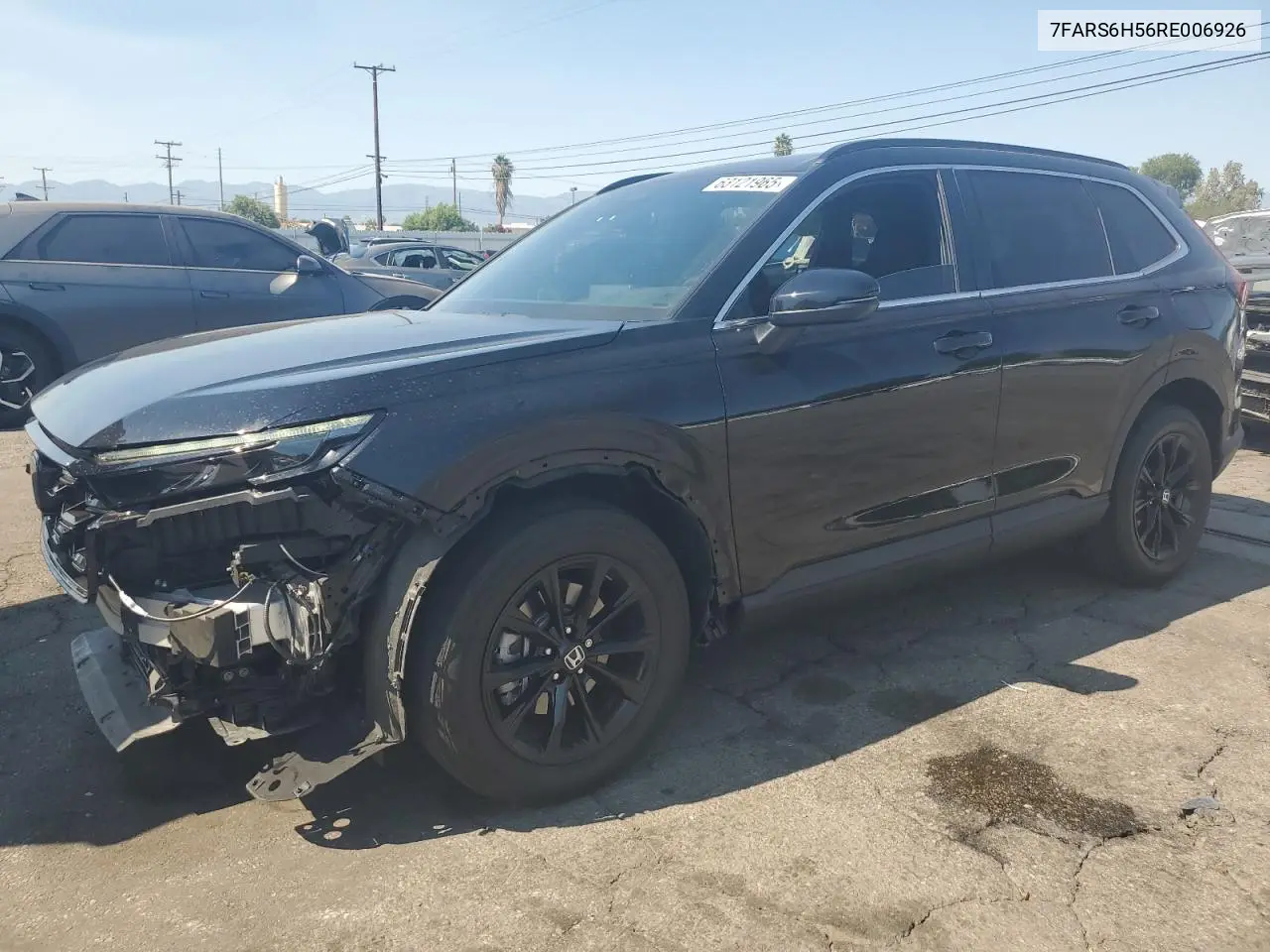 2024 Honda Cr-V Sport VIN: 7FARS6H56RE006926 Lot: 63121965