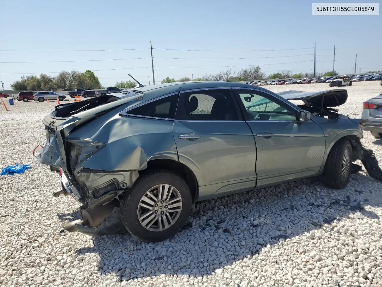 2012 Honda Crosstour Exl VIN: 5J6TF3H55CL005849 Lot: 50191425