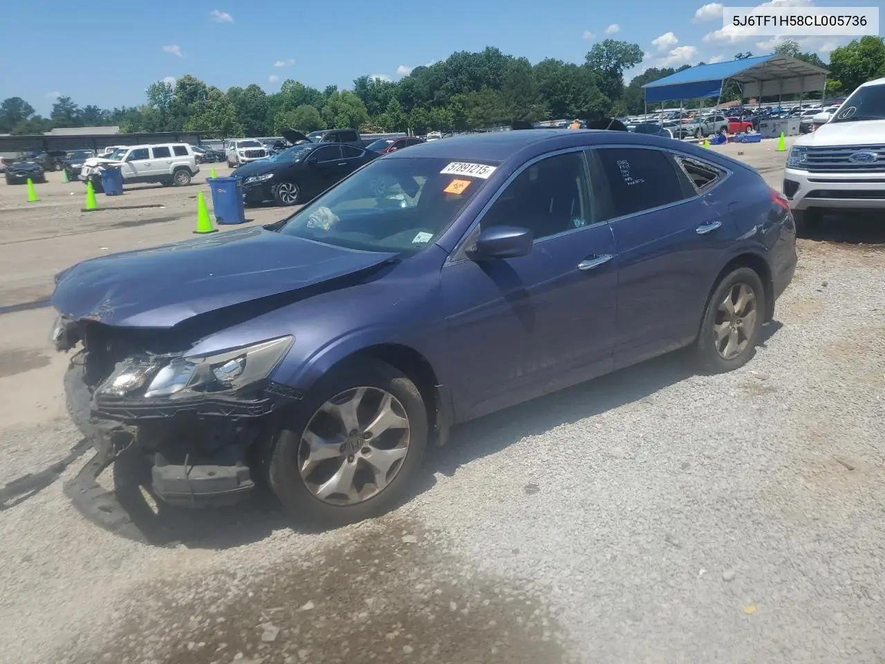 2012 Honda Crosstour Exl VIN: 5J6TF1H58CL005736 Lot: 57891215