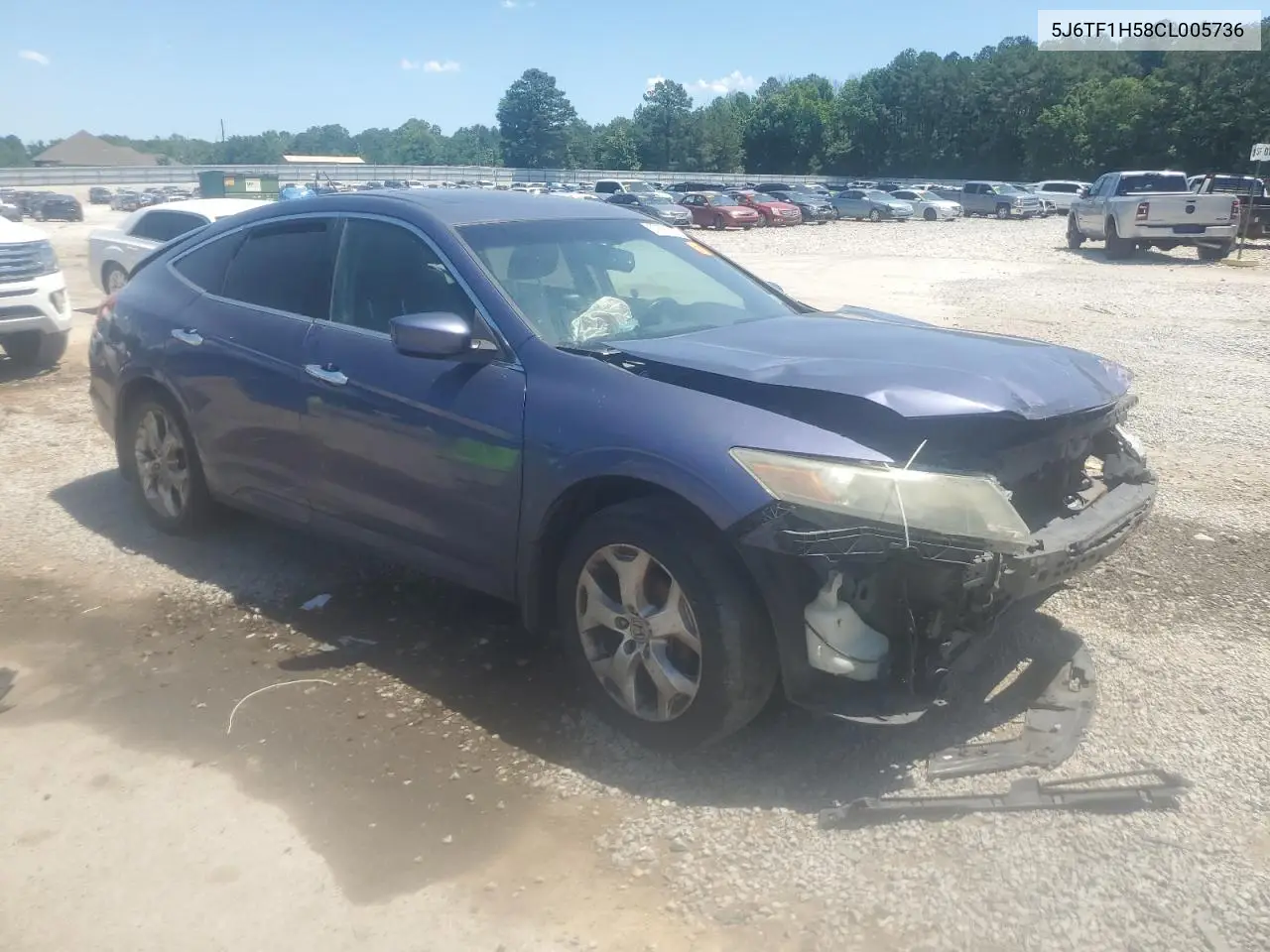 2012 Honda Crosstour Exl VIN: 5J6TF1H58CL005736 Lot: 57891215