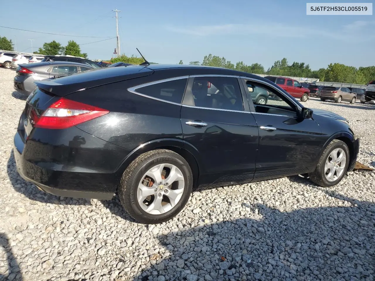 2012 Honda Crosstour Exl VIN: 5J6TF2H53CL005519 Lot: 62012705