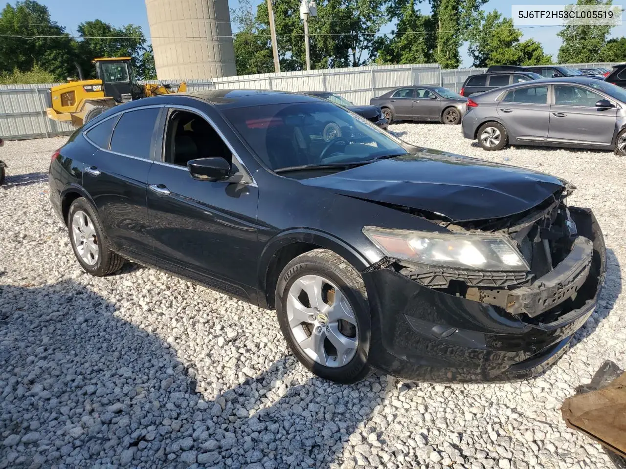 2012 Honda Crosstour Exl VIN: 5J6TF2H53CL005519 Lot: 62012705