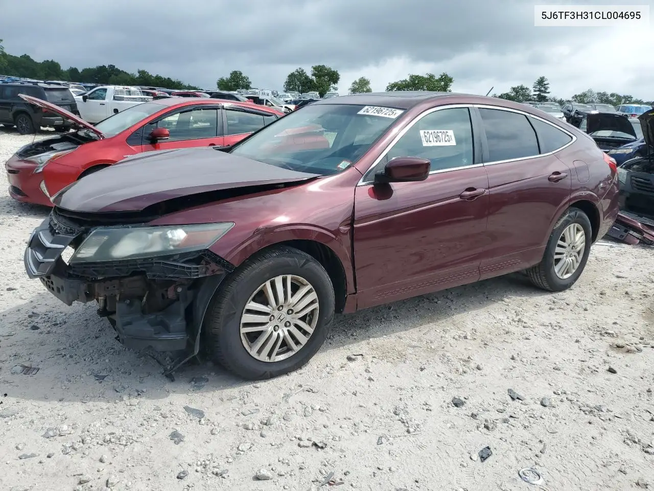 2012 Honda Crosstour Ex VIN: 5J6TF3H31CL004695 Lot: 62196725