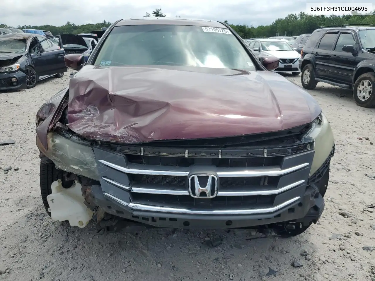 2012 Honda Crosstour Ex VIN: 5J6TF3H31CL004695 Lot: 62196725