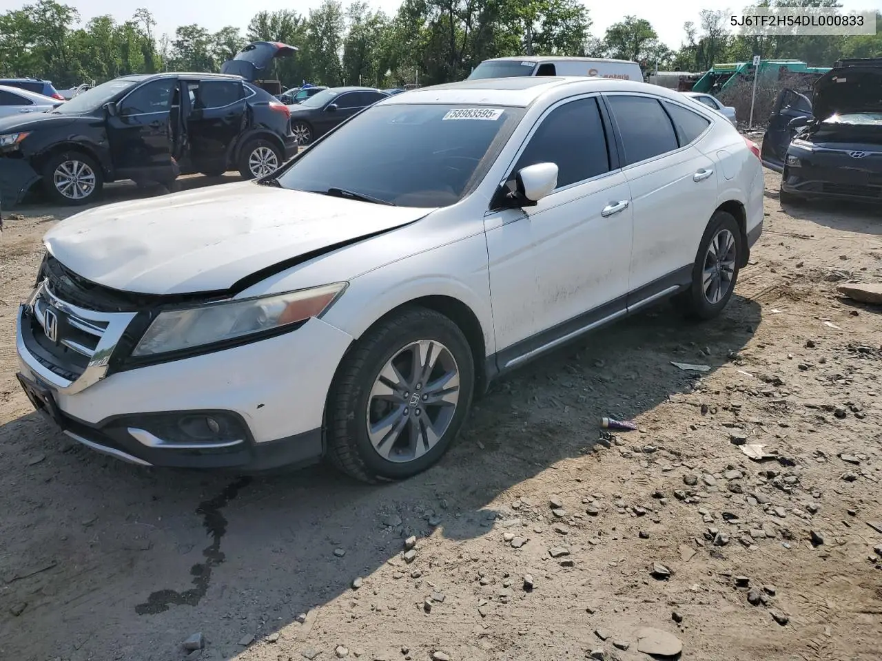 2013 Honda Crosstour Exl VIN: 5J6TF2H54DL000833 Lot: 58983595