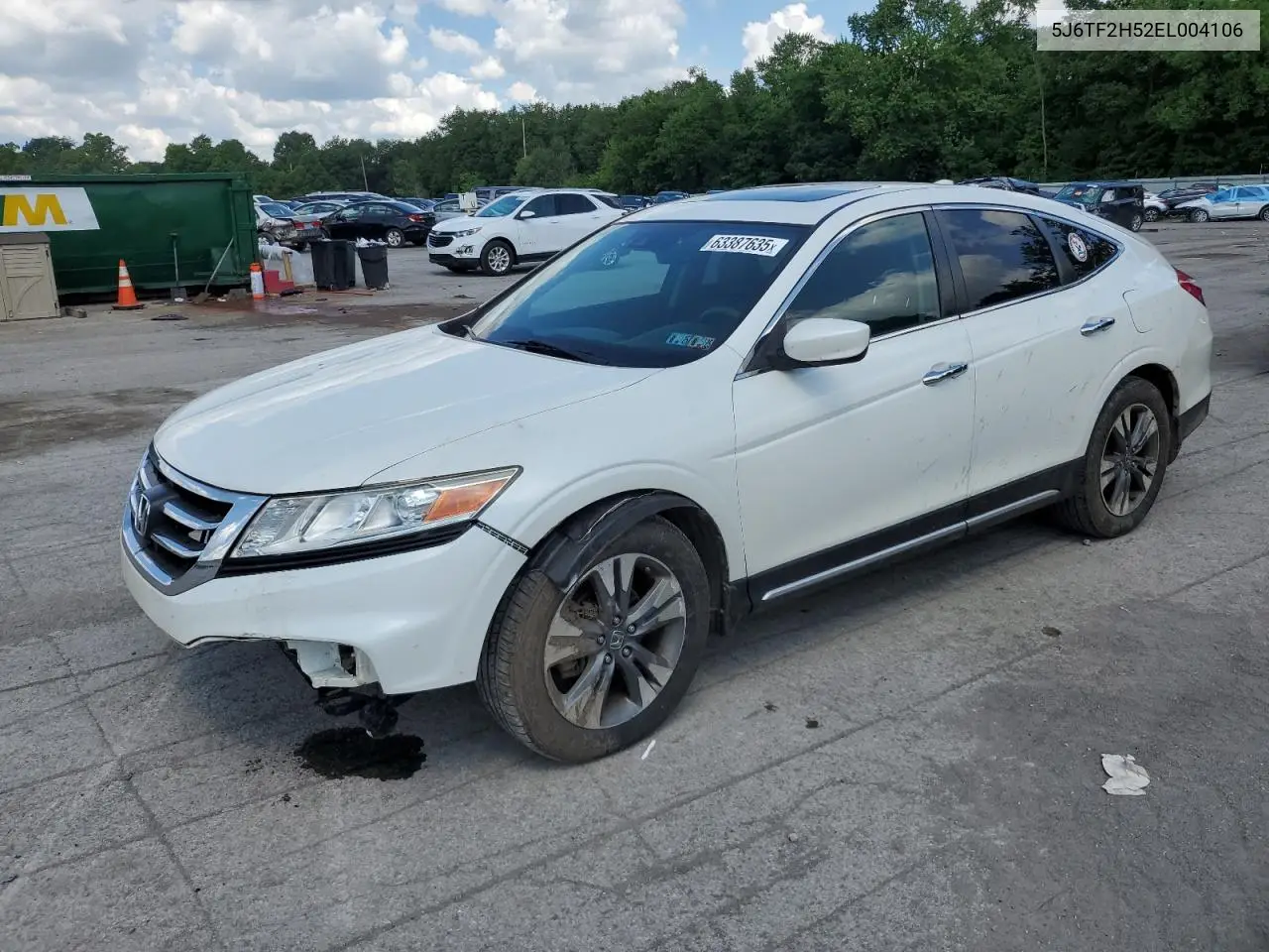 2014 Honda Crosstour Exl VIN: 5J6TF2H52EL004106 Lot: 63387635