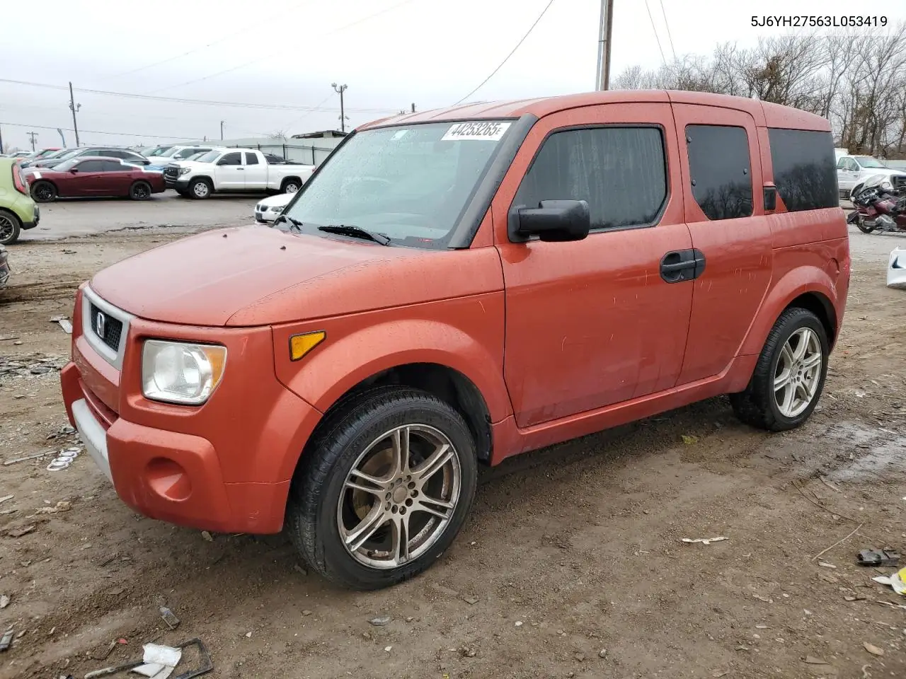2003 Honda Element Ex VIN: 5J6YH27563L053419 Lot: 44253265