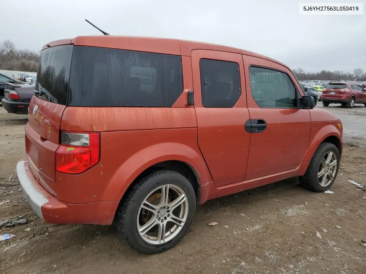 2003 Honda Element Ex VIN: 5J6YH27563L053419 Lot: 44253265