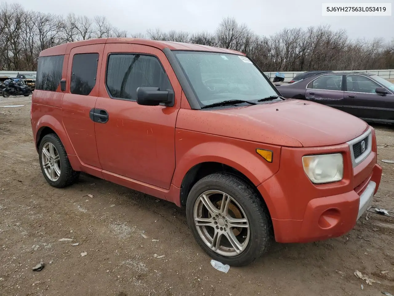 2003 Honda Element Ex VIN: 5J6YH27563L053419 Lot: 44253265